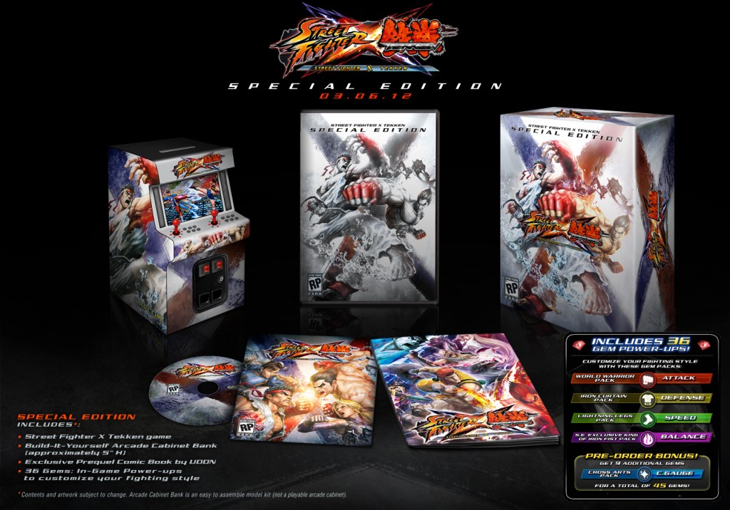 Street Fighter X Tekken Special Edition bejelentés